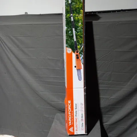 BOXED YARD FORCE 750W EXTENDABLE POLE PRUNER - COLLECTION ONLY