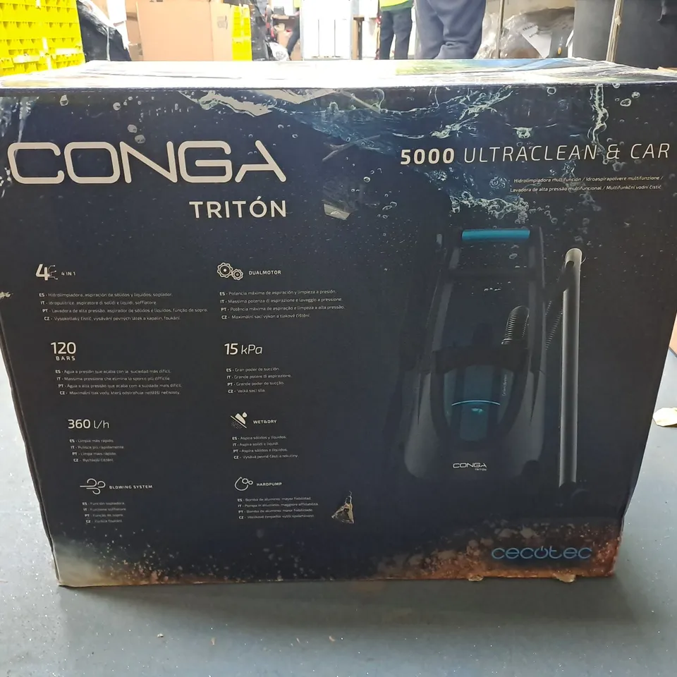 CONGA TRITON 5000 ULTRACLEAN AND CAR WET AND DRY VACUUM