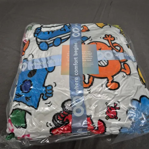 KIDS SEALED OODIE HOODED BLANKET - MR MEN