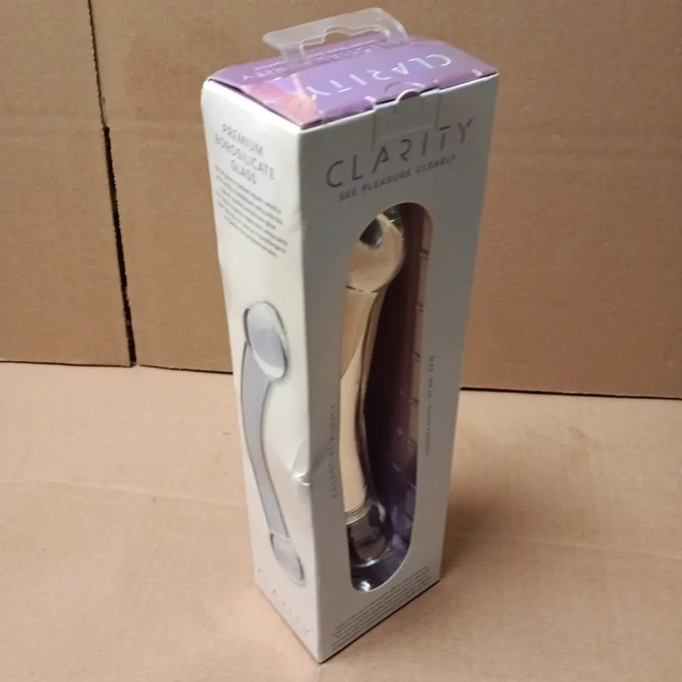 SEALED CLARITY CELESTIAL PURITY SIMPLE 6.6" GLASS DILDO