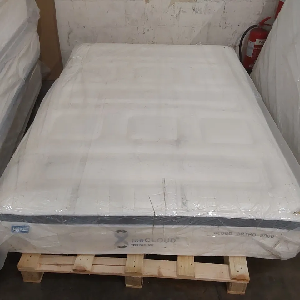 QUALITY BAGGED NICHELI CLOUD ORTHO 2000 4'6 DOUBLE MATTRESS 