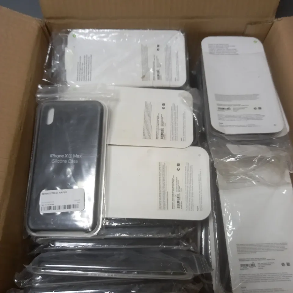 APPROXIMATELY 50 SILICONE MOBILE PHONE CASES FOR IPHONE XS MAX