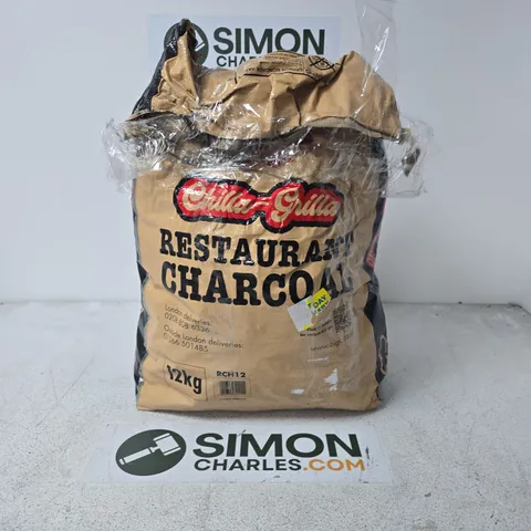CHILLA GRILLA RESTAURANT CHARCOAL 12KG BAG