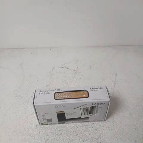 LENCO RECHARGEABLE DAB+ FM RADIO – BOXED