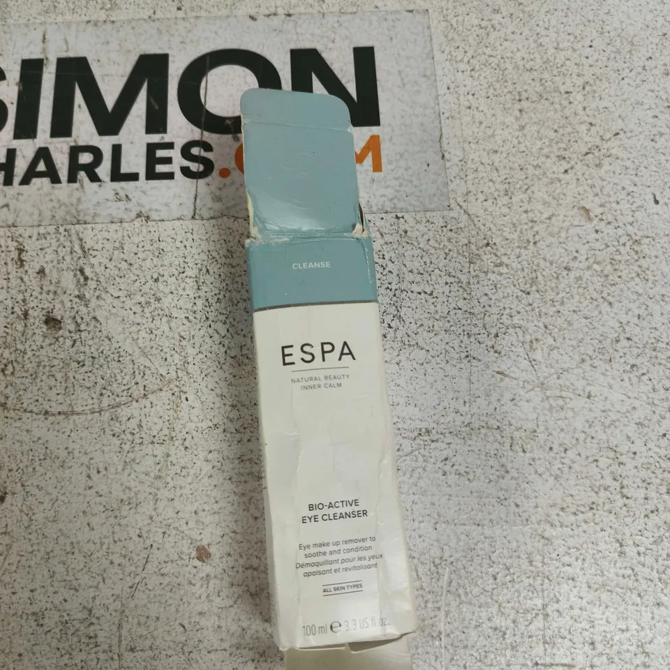 BOX OF APPROXIMATELY 20 ASSORTED ITEMS TO INCLUDE: ESPA EYE CLEANSER