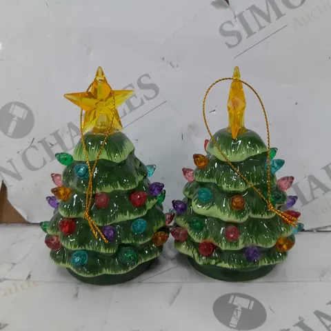 TWO CHRISTMAS TREE BAUBLE GIFTS