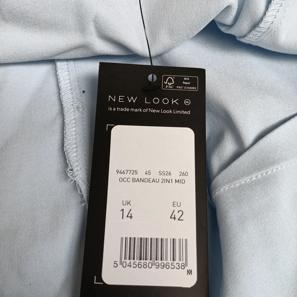 NEW LOOK BANDEAU 2-IN-1 MIDI DRESS – UK 14 (EU 42)