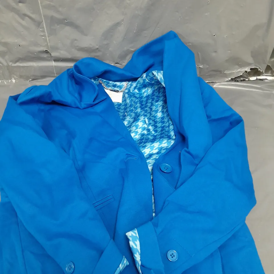 DANNII MINOGUE PETITES BLUE BLAZER - 10