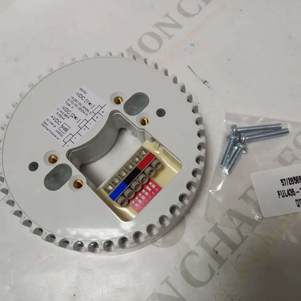 EATON SQUASHNI FIRE ALARM DEVICE SQ/SV/S/W NO CAP E15