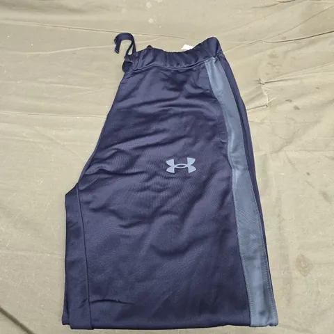 UNDER ARMOUR LOGO TRACKSUIT BOTTOMS - LARGE