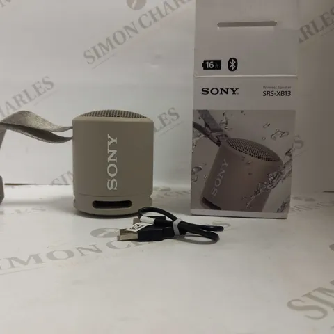 SONY WIRELESS SPEAKER SRS-XB13