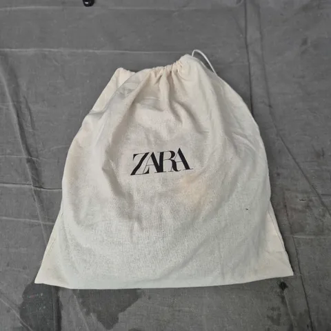 Magenta draped dress with waist jewel – Size L (UK) + Zara garment bag