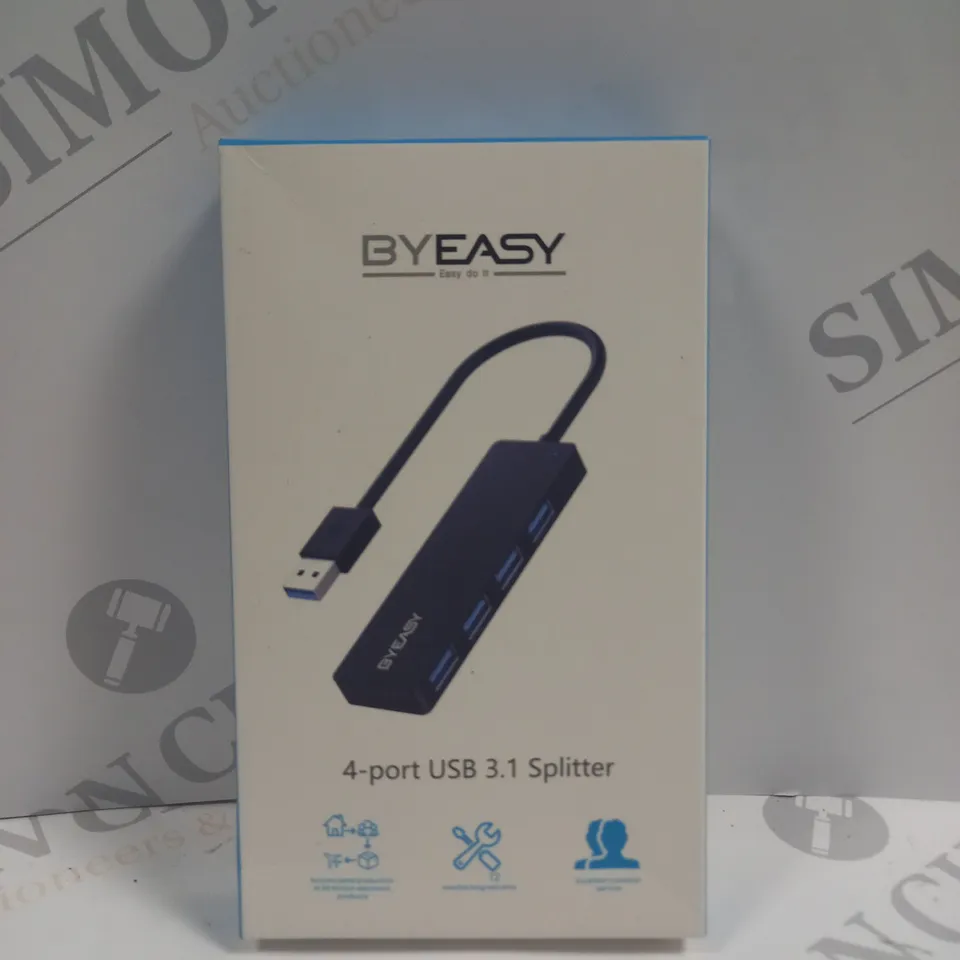 BOXED SEALED BYEASY 4 PORT USB 3.1 SPLITTER 