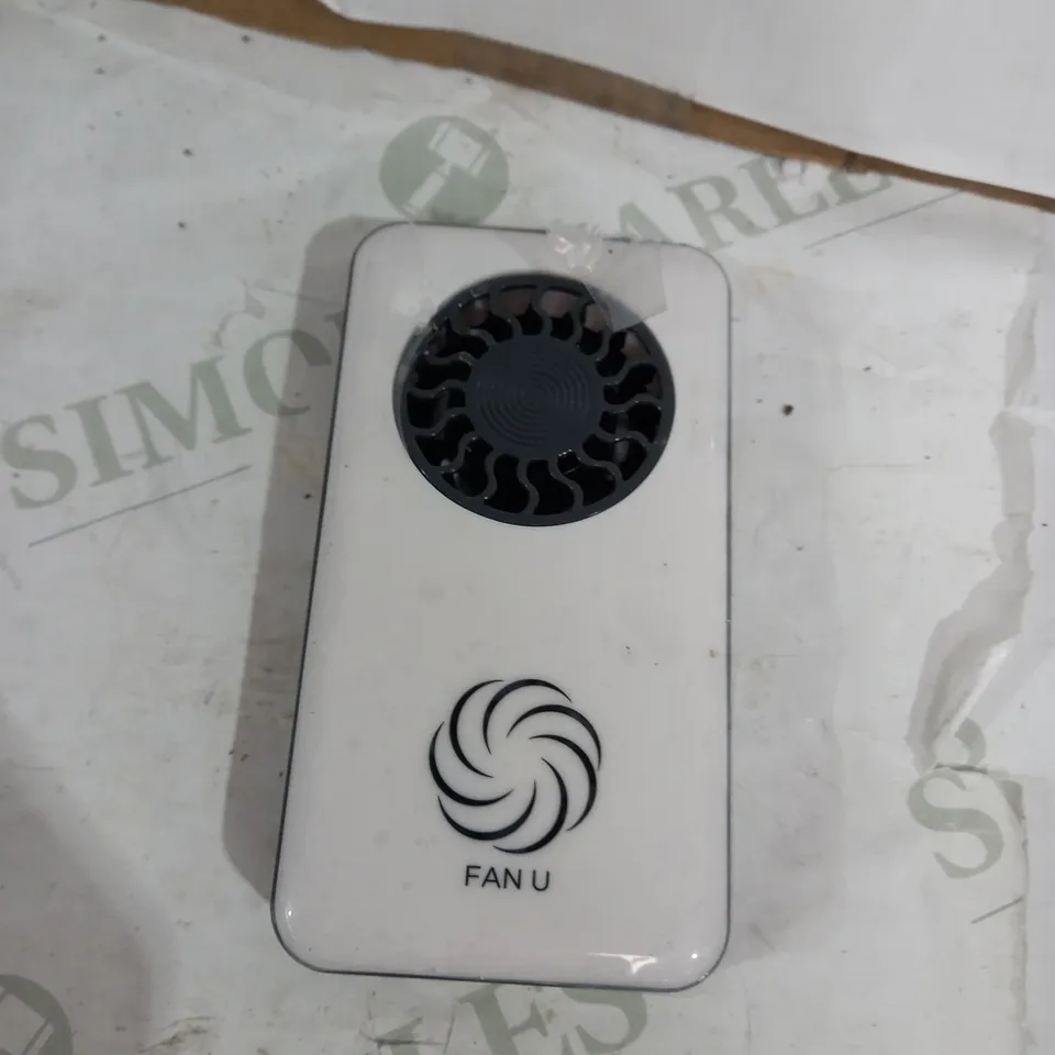 FAN U PORTABLE & RECHARGEABLE PERSONAL FAN - WHITE