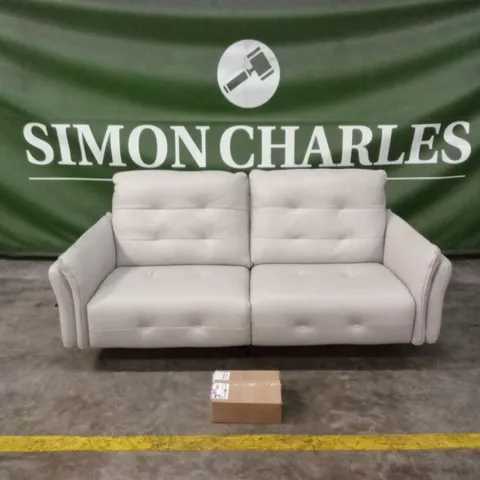 QUALITY DESIGNER ITALIAN MADE BOLZANO LEATHER 3 SEATER ELECTRIC RECLINER SOFA