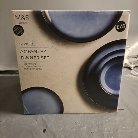 BOXEDM&S 12-PIECE AMBERLEY DINNER SET 