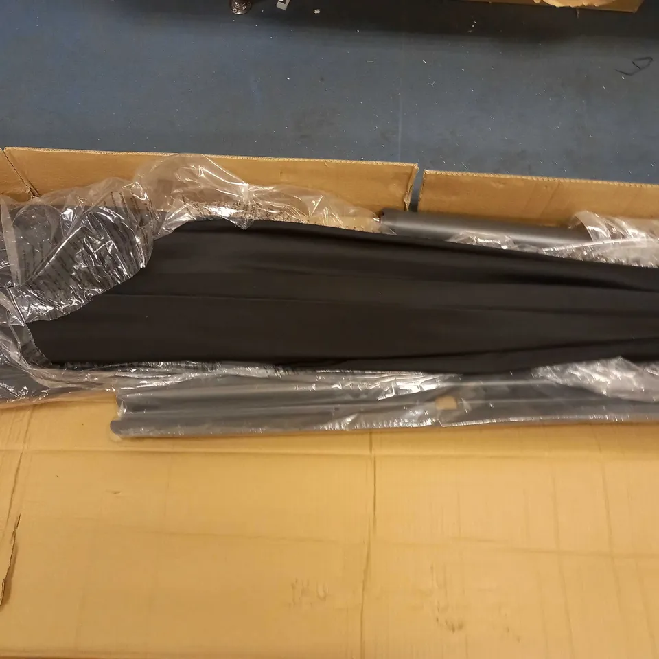 DESIGNER STYLE PARASOL - BLACK/GREY
