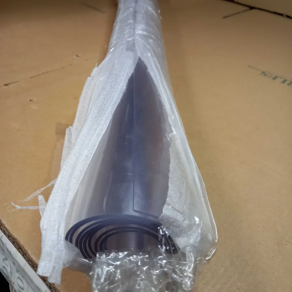 DESIGNER CLEAR PLASTIC MAT - APPROX 92CM WIDE