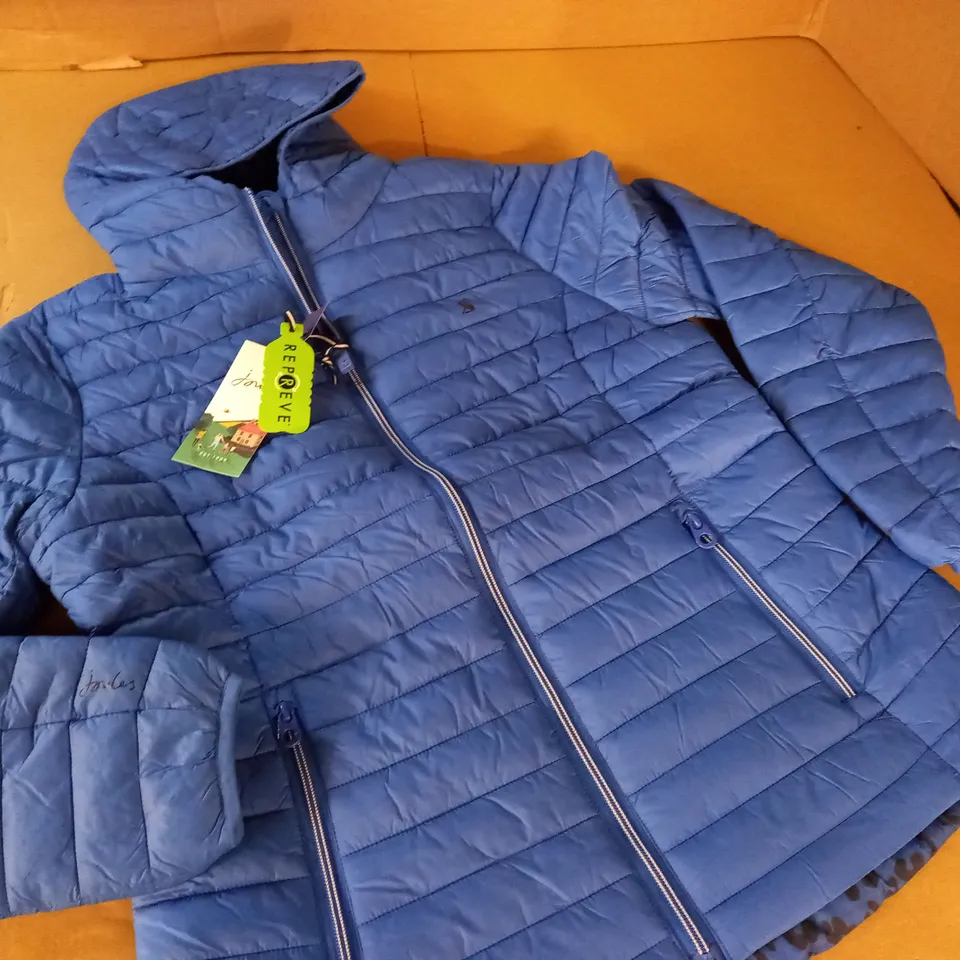 JOULES SNUG JACKET IN BLUE - UK 14