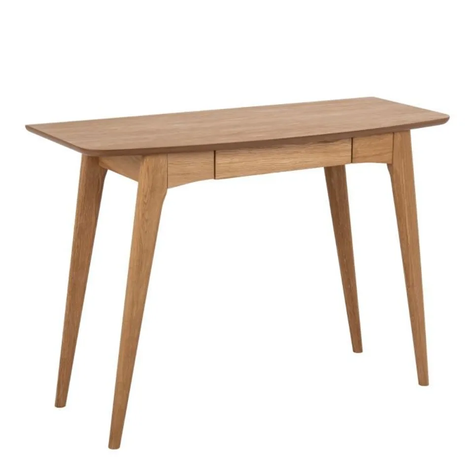 BOXED WOODSTOCK DESK IN OAK