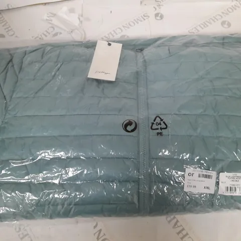 BAGGED JUST HPE PUFFER JACKET IN BLUE - XXL