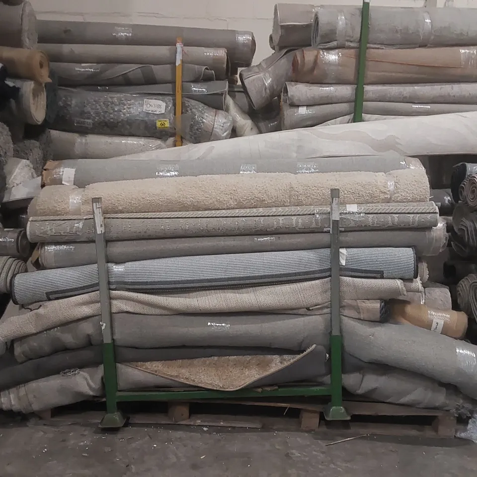 STILLAGE CONTAINING APPROXIMATELY  29x ASSORTED DESIGNER RUGS - STILLAGE NOT INCLUDED