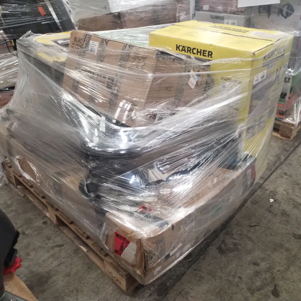 PALLET OF APPROXIMATELY 7 UNPROCESSED RAW RETURN HOUSEHOLD AND ELECTRICAL GOODS TO INCLUDE;