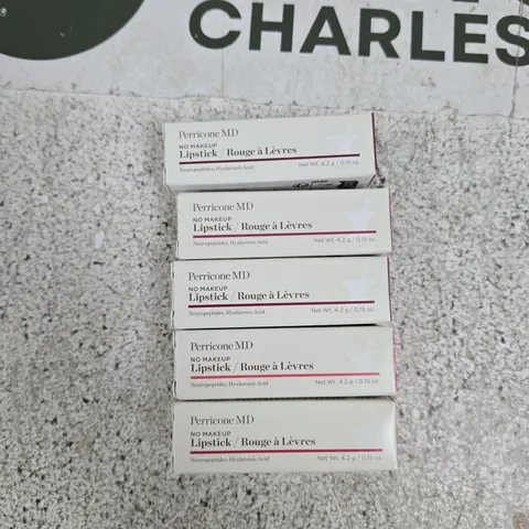 5X ASSORTED PERRICONE MD LIPSTICK