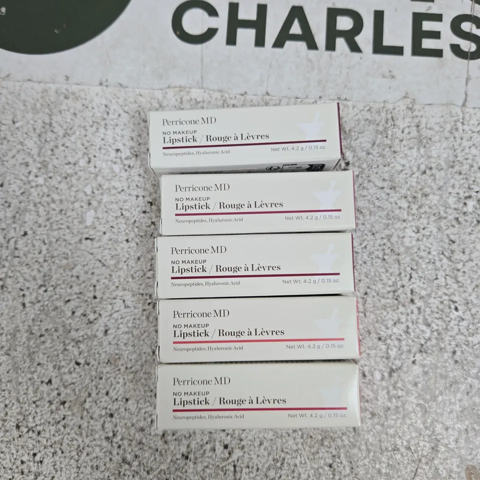 5X ASSORTED PERRICONE MD LIPSTICK