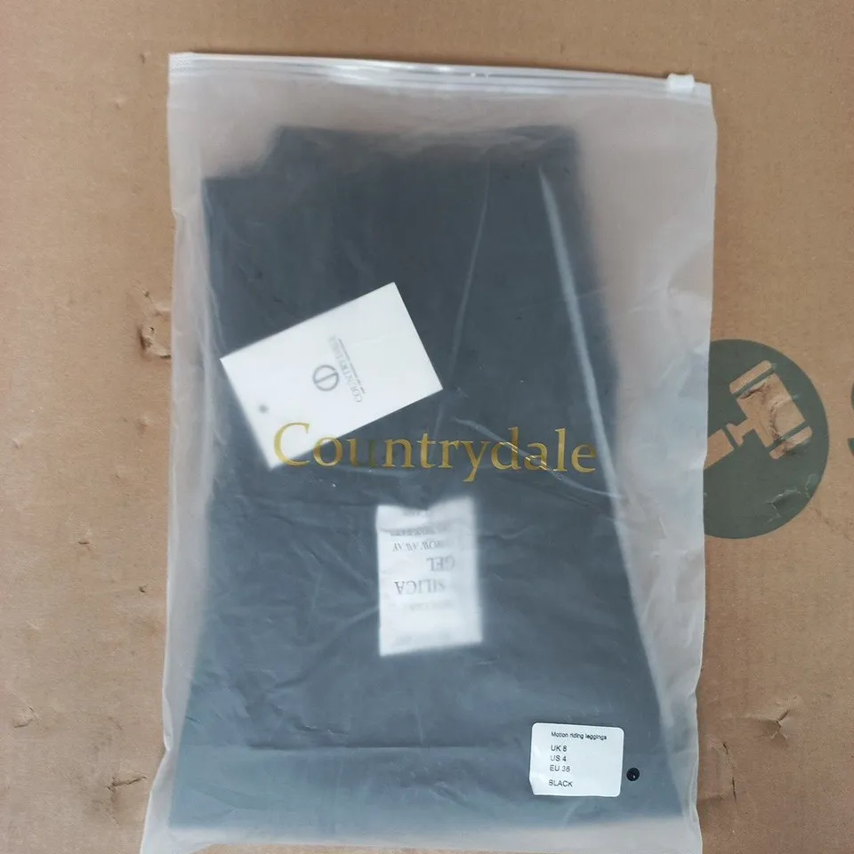 BAGGED COUNTRYDALE MOTION RIDING LEGGINGS IN BLACK SIZE UK 8