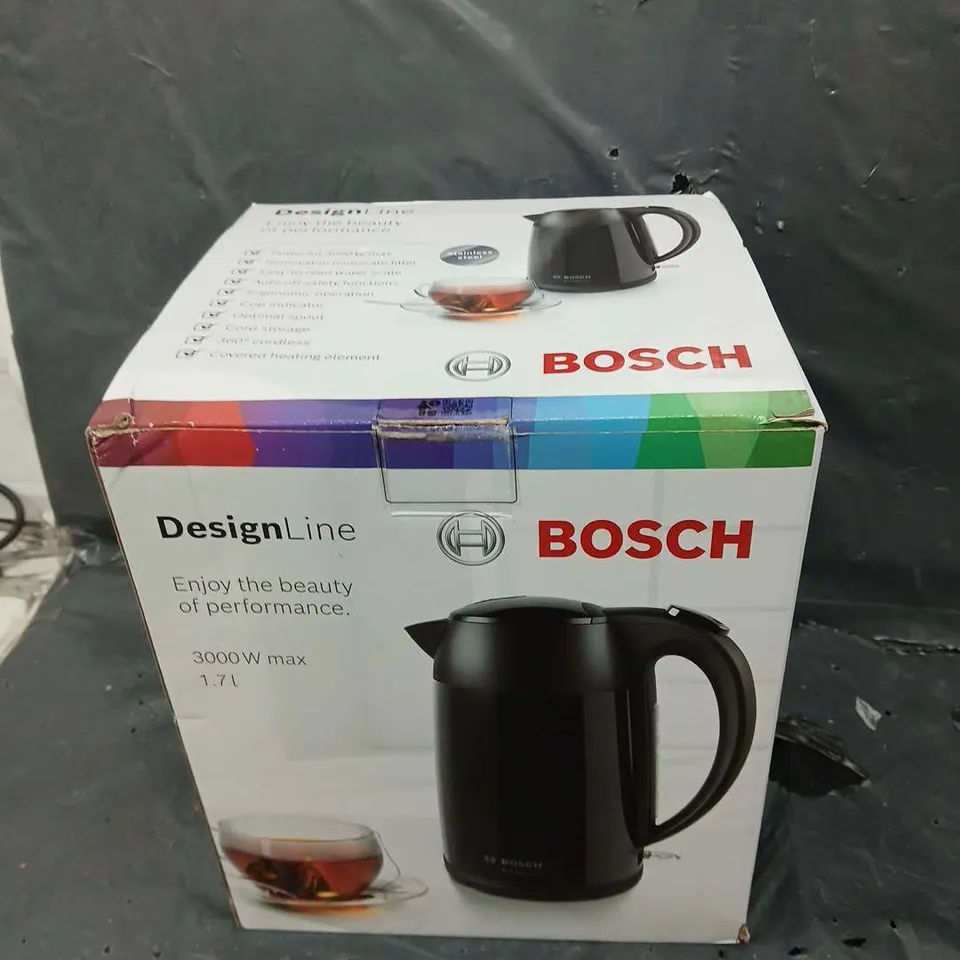 BOSCH DESIGN LINE KETTLE IN BLACK