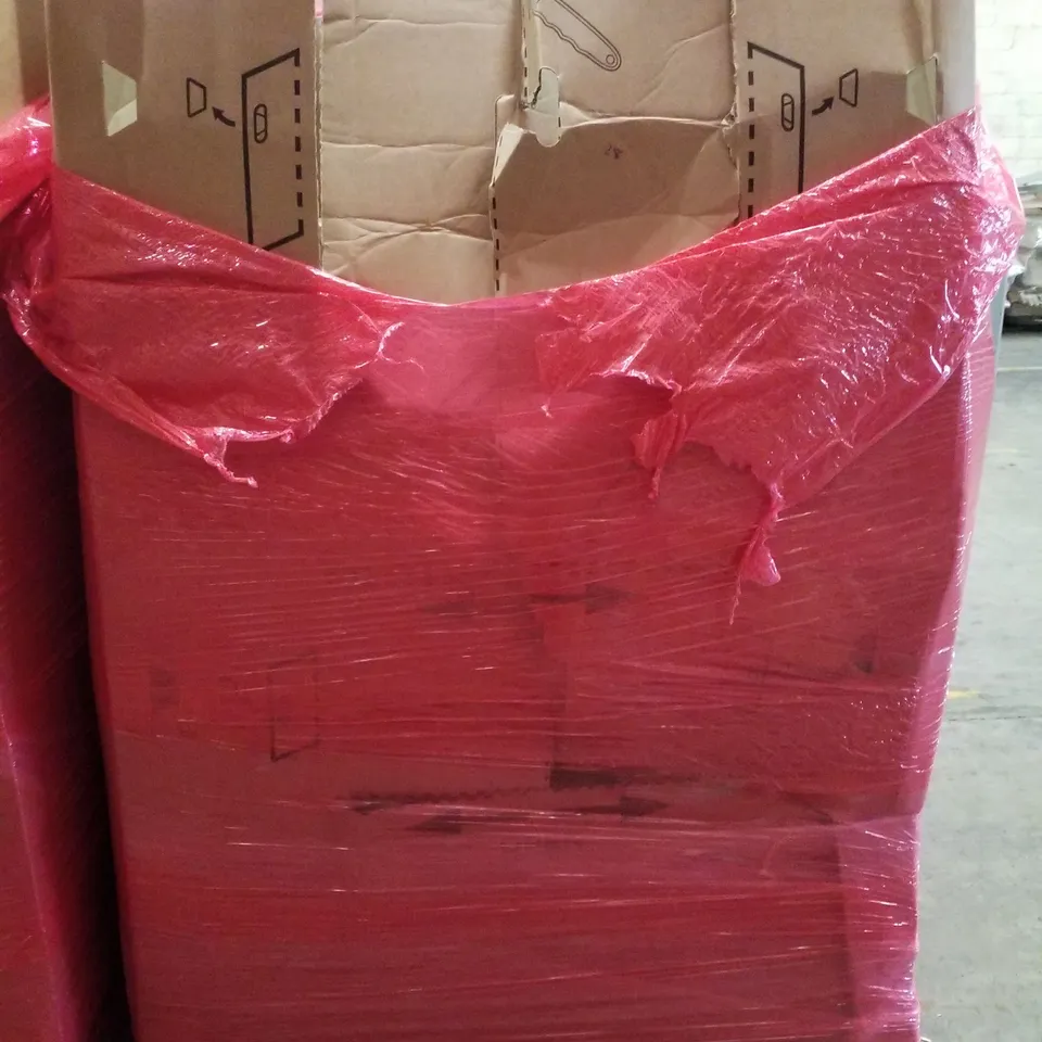 PALLET CONTAINING ASSORTED PRODUCTS INCLUDING FOLDING CAMPING COT, AIR COOLER, SQUARE SHOWER HEAD, FOLDABLE DRYING RACK & TOILET SEAT