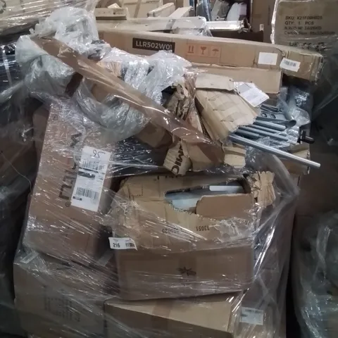 PALLET CONTAINING VARIOUS ASSORTED BOXED ITEMS TO INCLUDE: CLOTHES AIRERS, DRESSING TABLE ECT.