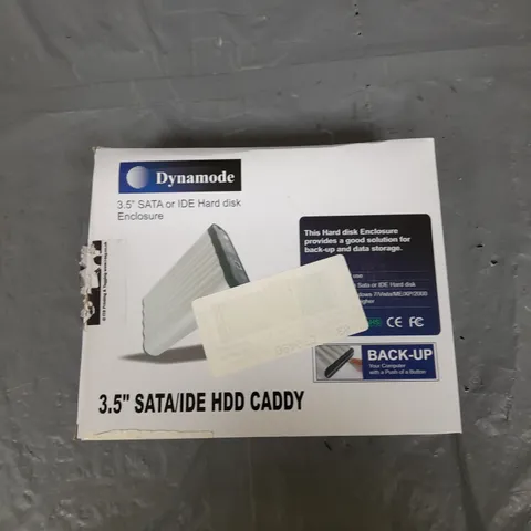 APPROXIMATELY 15 BOXED DYNAMODE 3.5" SATA/IDE HARD DISK ENCLOSURES 