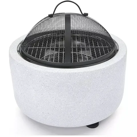 CLAY EFFECT MGO FIRE PIT 45CM 