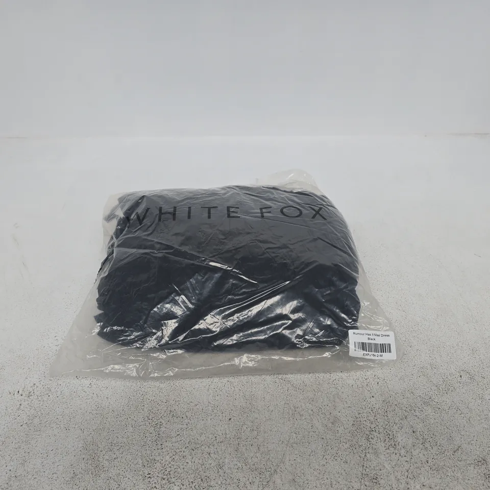 WHITE FOX RUMOUR HAS IT MAXI DRESS BLACK MEDIUM