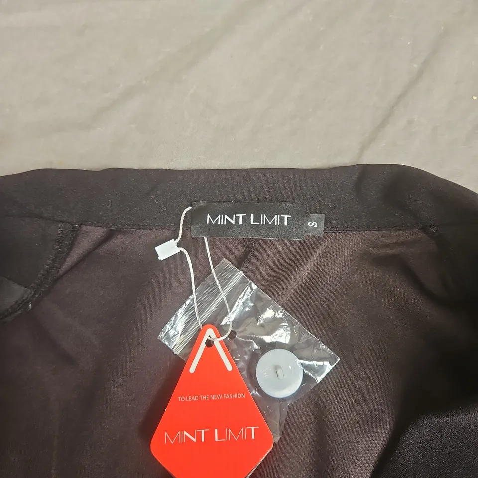 MINT LIMIT WOMEN'S BLACK BLAZER – SIZE S, BRAND TAG ATTACHED
