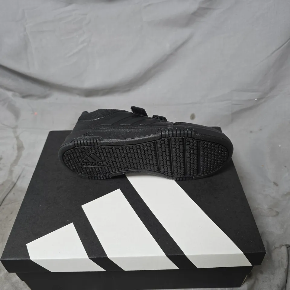 ADIDAS KIDS' BLACK VELCRO STRAP SNEAKERS KIDS SIZE 1