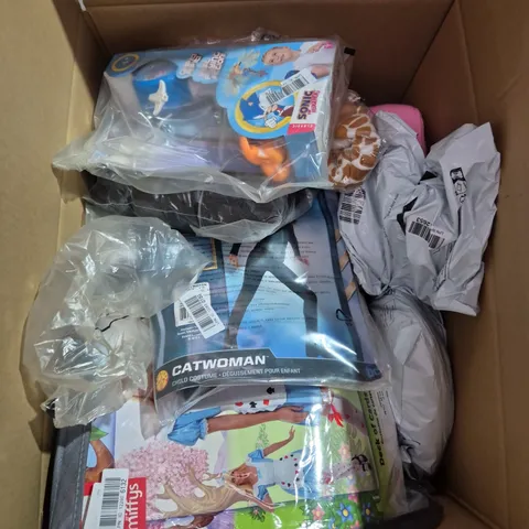 LARGE BOX OF ASSORTED TOYS AND GAMES