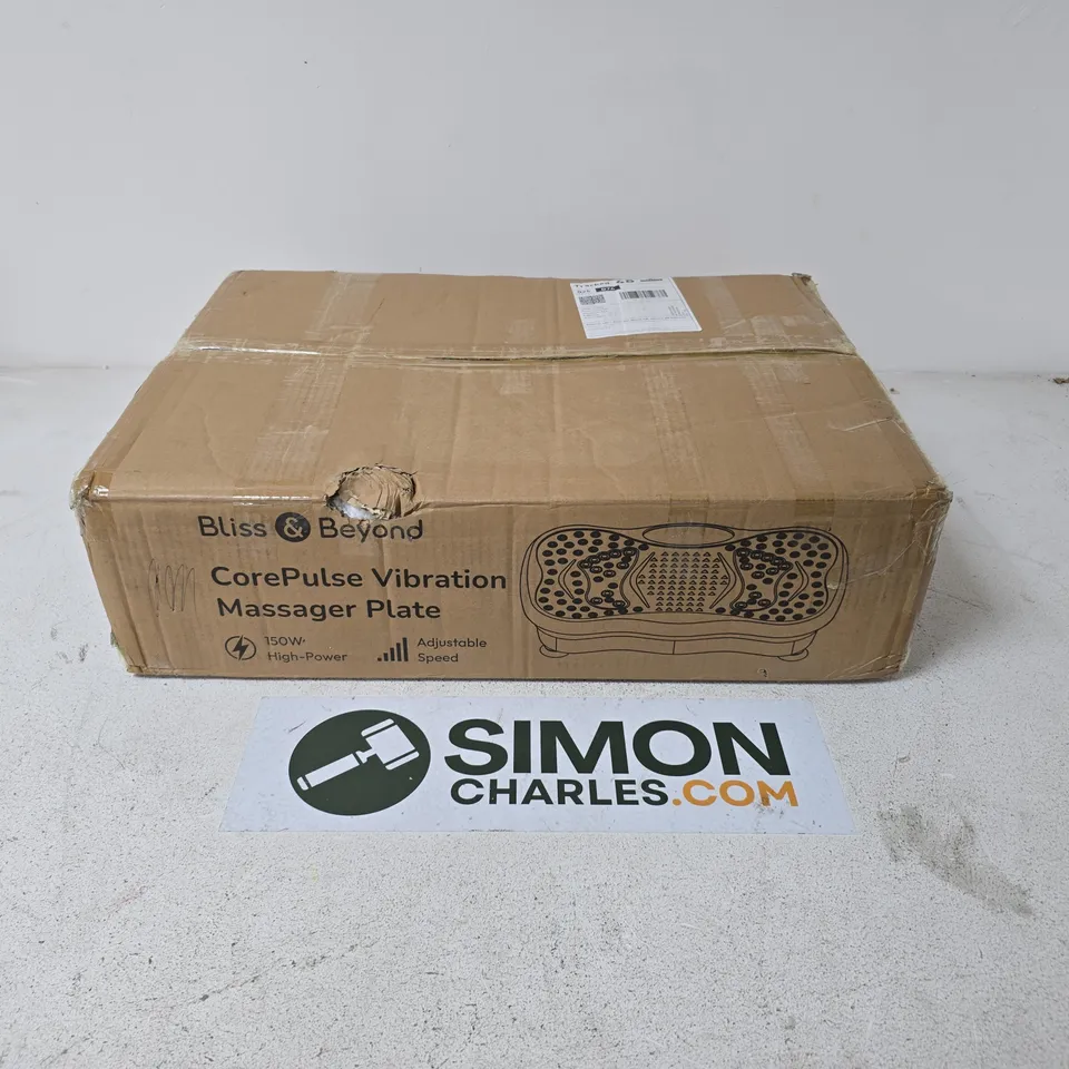 BOXED BLISS & BEYOND COREPULSE VIBRATION MASSAGE PLATE