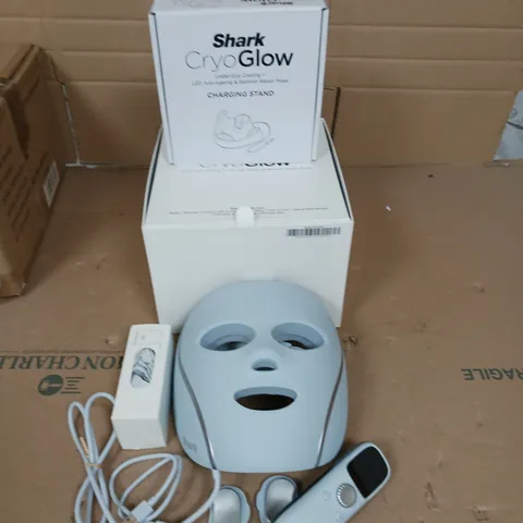 SHARK CRYO GLOW UNDER-EYE COOLING LED ANT-AGING MASK WITH CHARGING STAND