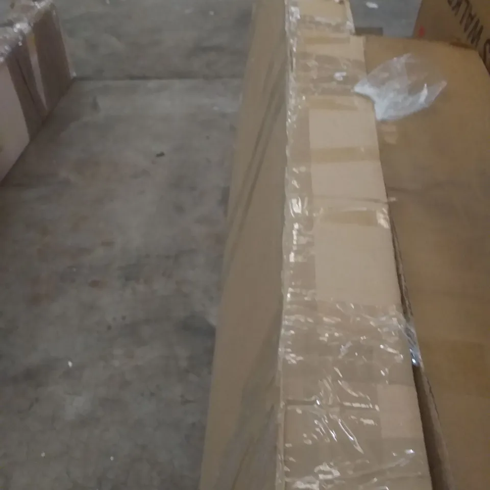 BOXED LARGE TV STAND - WHITE 