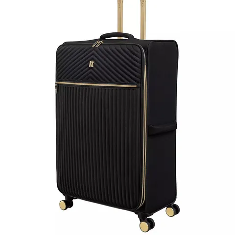 BOXED IT LUGGAGE ESPLANADE BLACK LARGE SUITCASE (1 BOX)