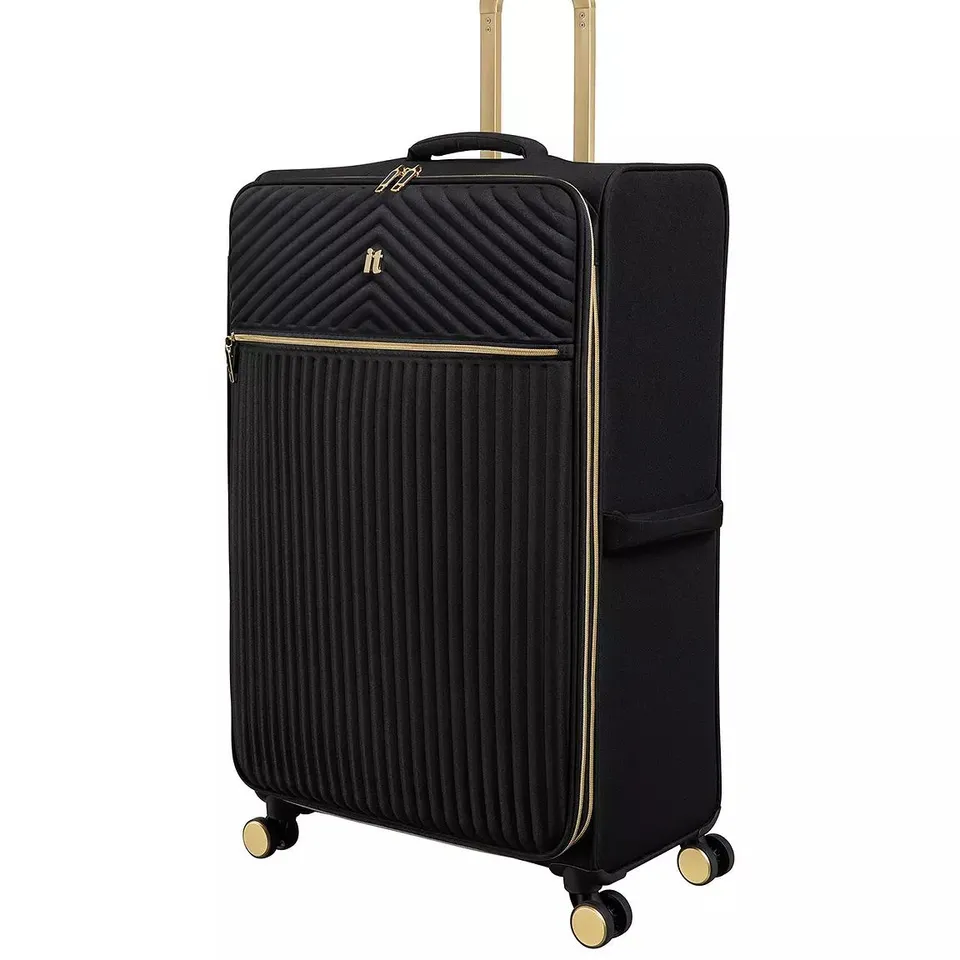 BOXED IT LUGGAGE ESPLANADE BLACK LARGE SUITCASE (1 BOX) RRP £70