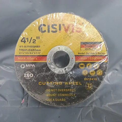 LARGE ASSORTMENT OF CISIVIS CUTTING WHEELS