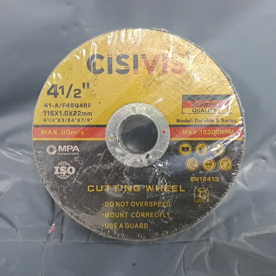 LARGE ASSORTMENT OF CISIVIS CUTTING WHEELS