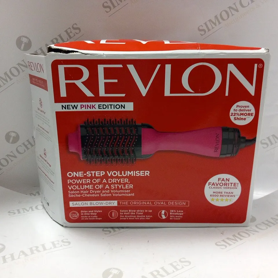 BOXED REMINGTON NEW PINK EDITION ONE STEP VOLUMISER 