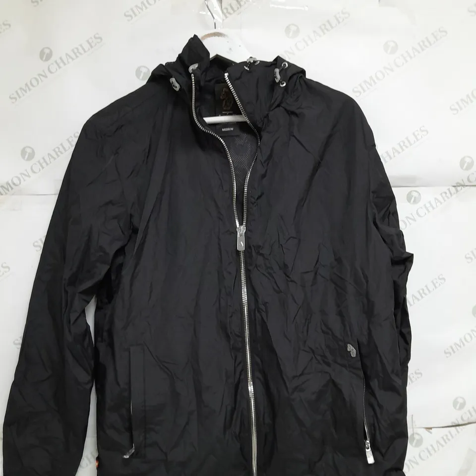 LUKE MEDIUM BLACK RAINCOAT 