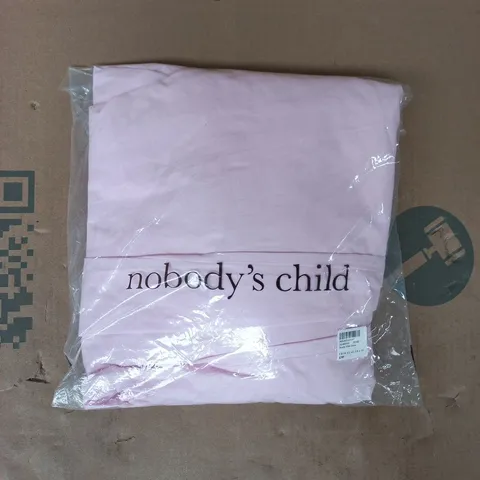 BAGGED NOBODY'S CHILD BRIELLE MIDI DRESS IN PINK SIZE UK 14