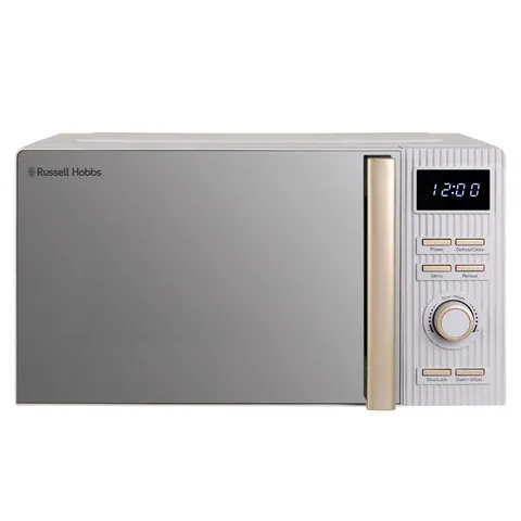 BOXED RUSSELL HOBBS RHMD834ST BRONTE 20 LITRE DIGITAL MICROWAVE IN STONE